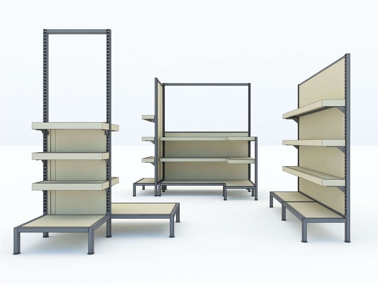 Retail Zone Rack Supermarket shelves/Retail shelves /Gondola shelves /Store shelving ...
