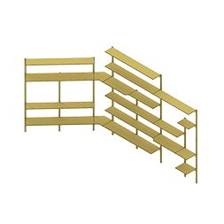 슈퍼마켓 선반 시스템 1500mm 모듈형 디스플레이 랙